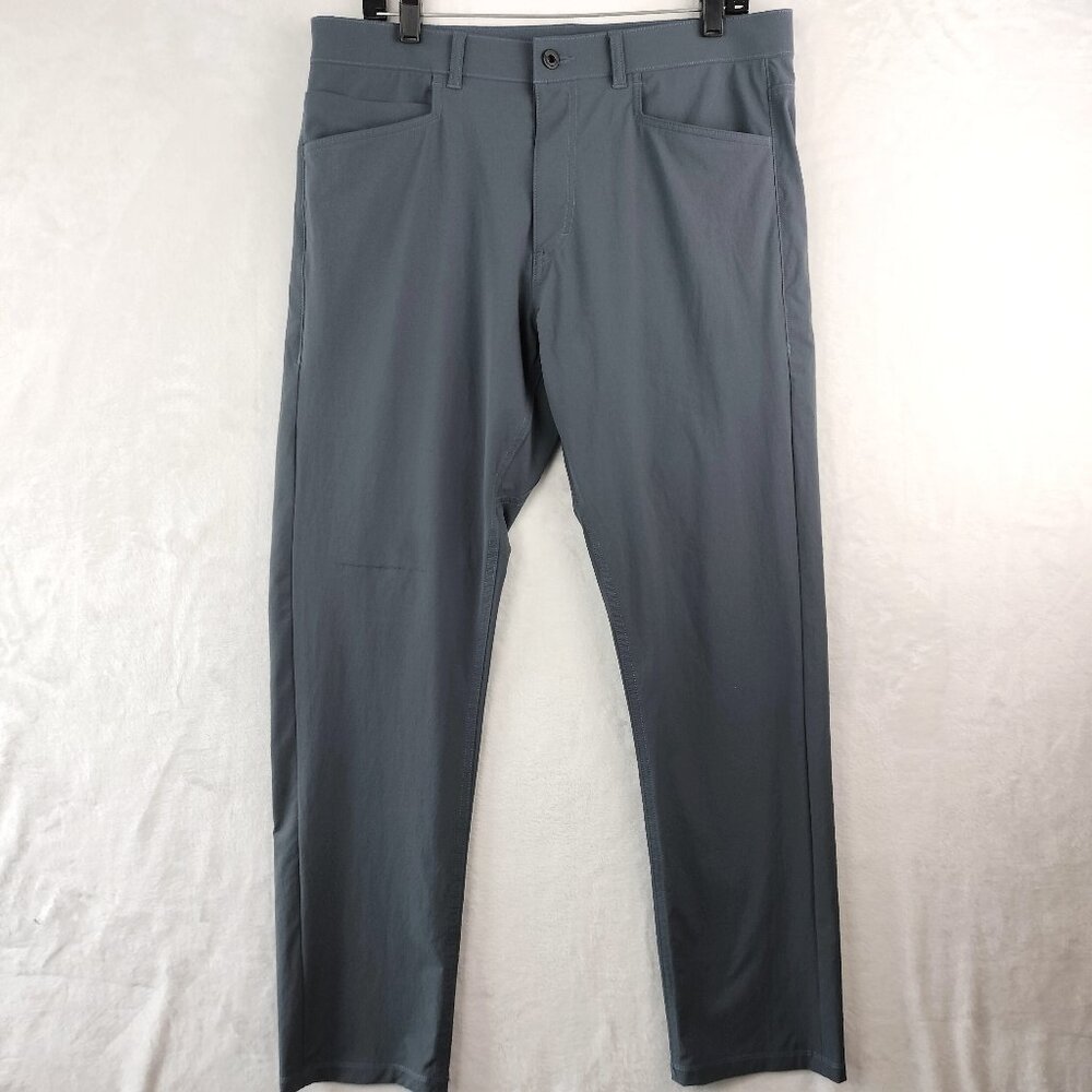 Western Rise Evolution Pants Mens Size 33x30 Gray Performance Stretch 5 Pocket